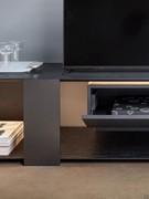 Paddle TV cabinet by Bonaldo with painted metal frame